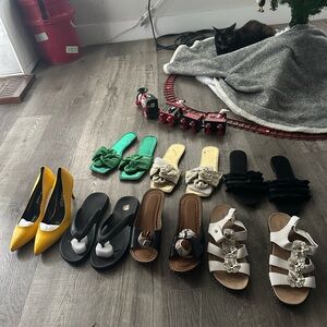 All size 9 sandals brand new!! Bundle